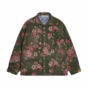 Advisory Board Crystals Grandma's Quilted Chore Jacket (Green)