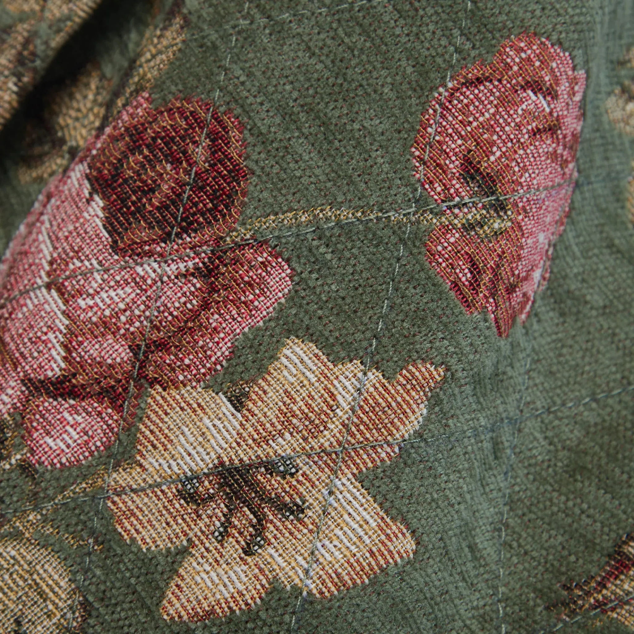 Advisory Board Crystals Grandma's Quilted Chore Jacket (Green)