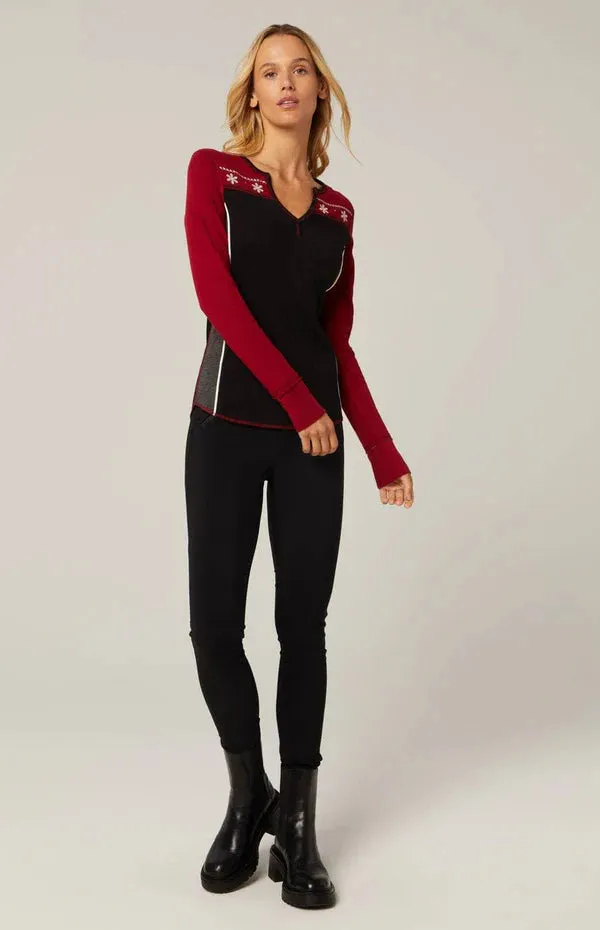 ALP N' ROCK- WOMEN'S ANJA HENLEY SHIRT