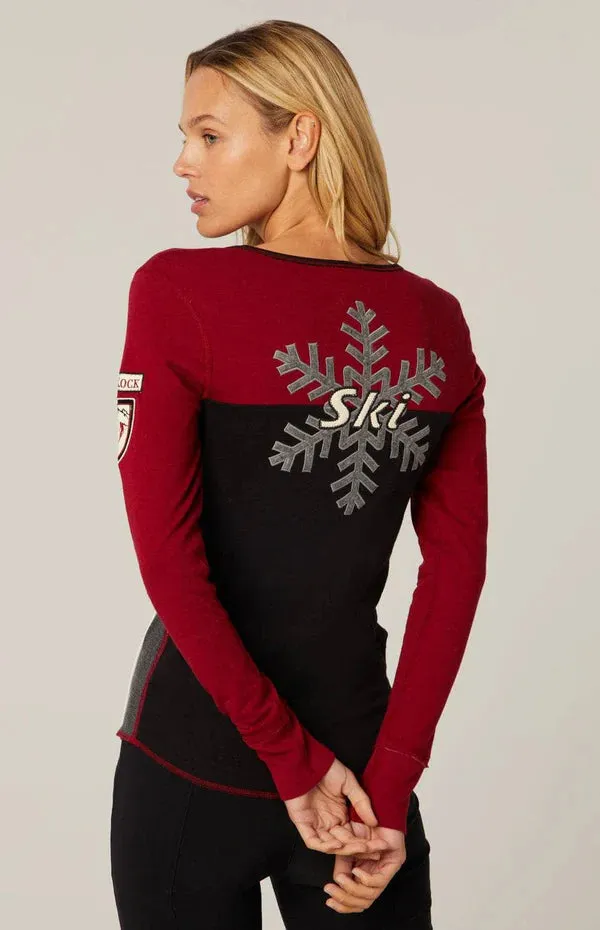 ALP N' ROCK- WOMEN'S ANJA HENLEY SHIRT