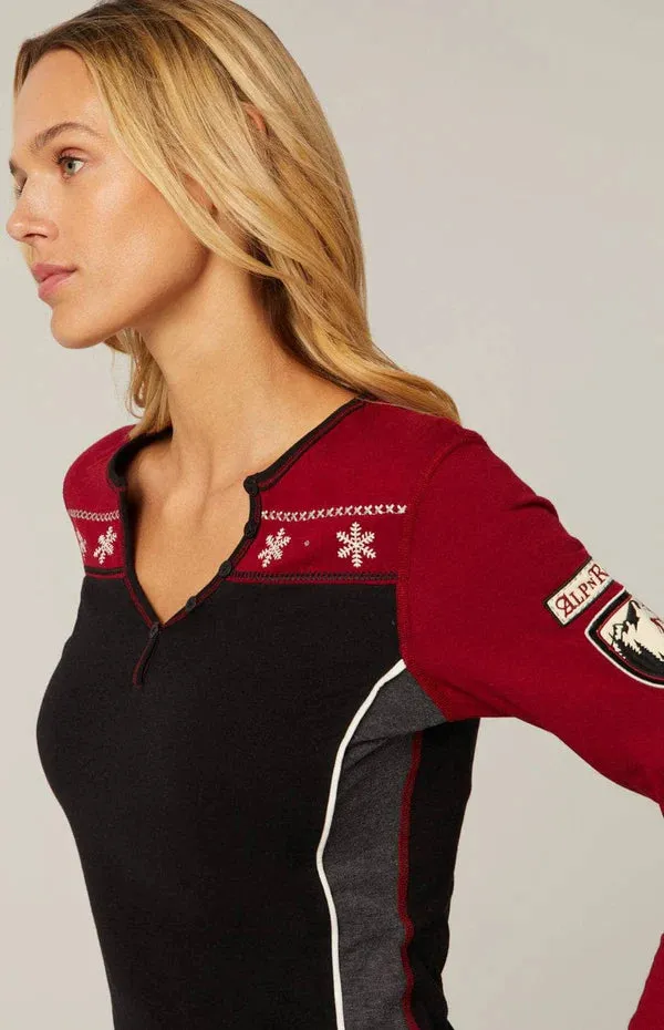 ALP N' ROCK- WOMEN'S ANJA HENLEY SHIRT