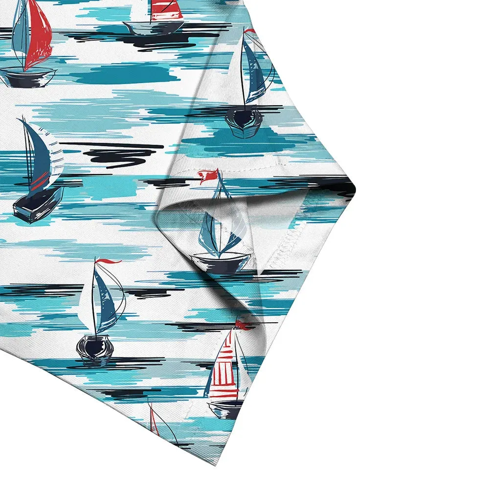Ashore Shop Women T-shirt  Sailboat Long Sleeve Top