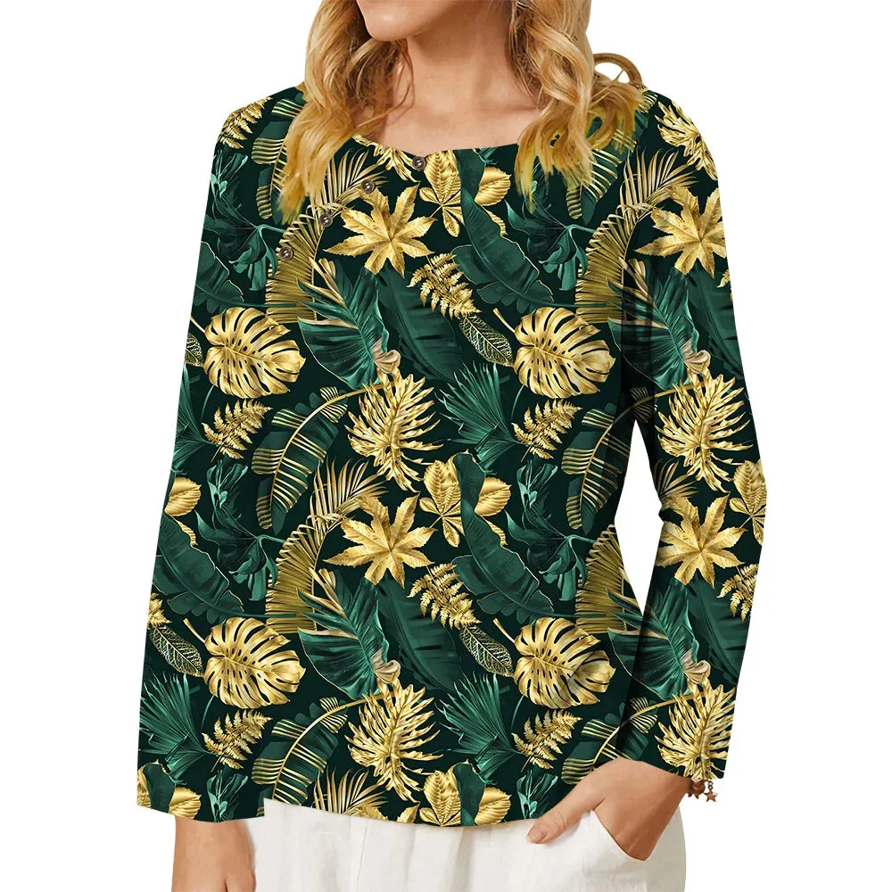 Ashore Shop Women T-shirt  Sailboat Long Sleeve Top
