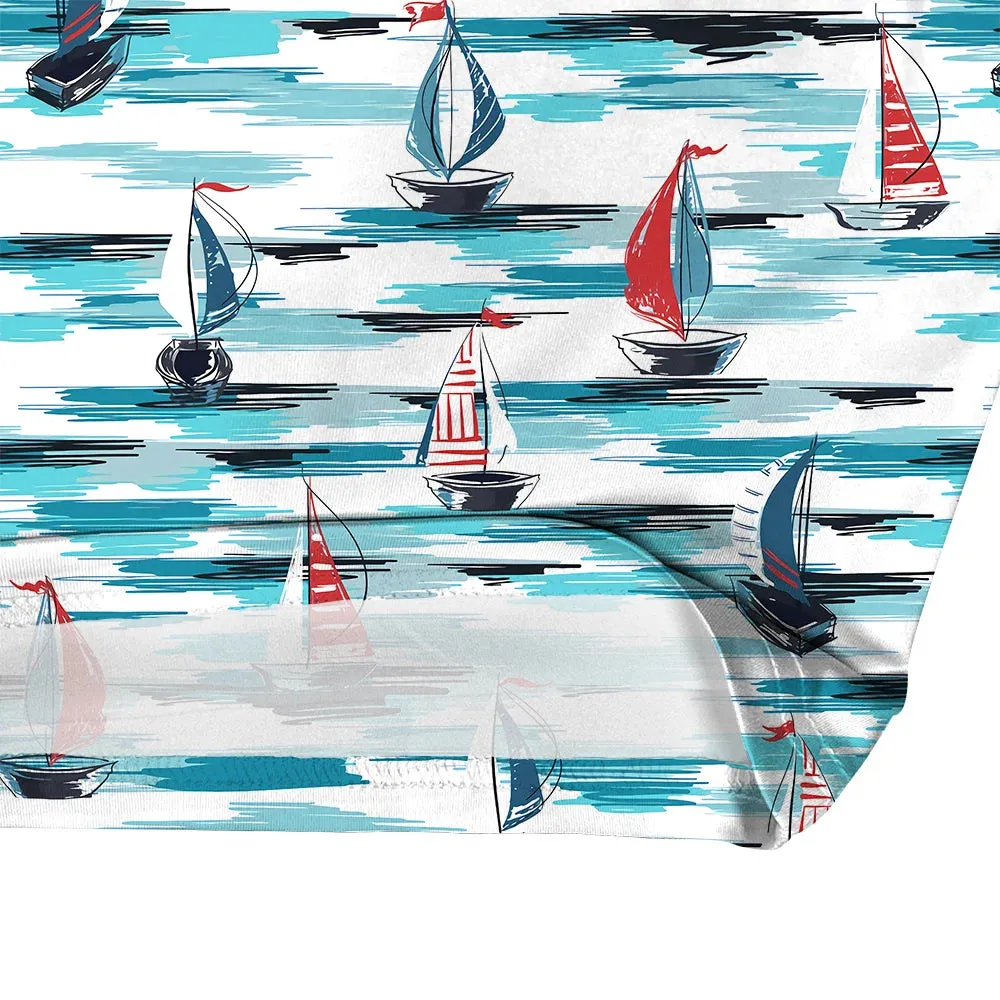 Ashore Shop Women T-shirt  Sailboat Long Sleeve Top