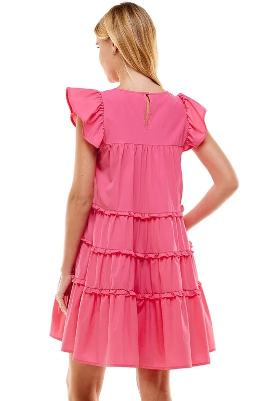 Babydoll Tiered Ruffle Dress