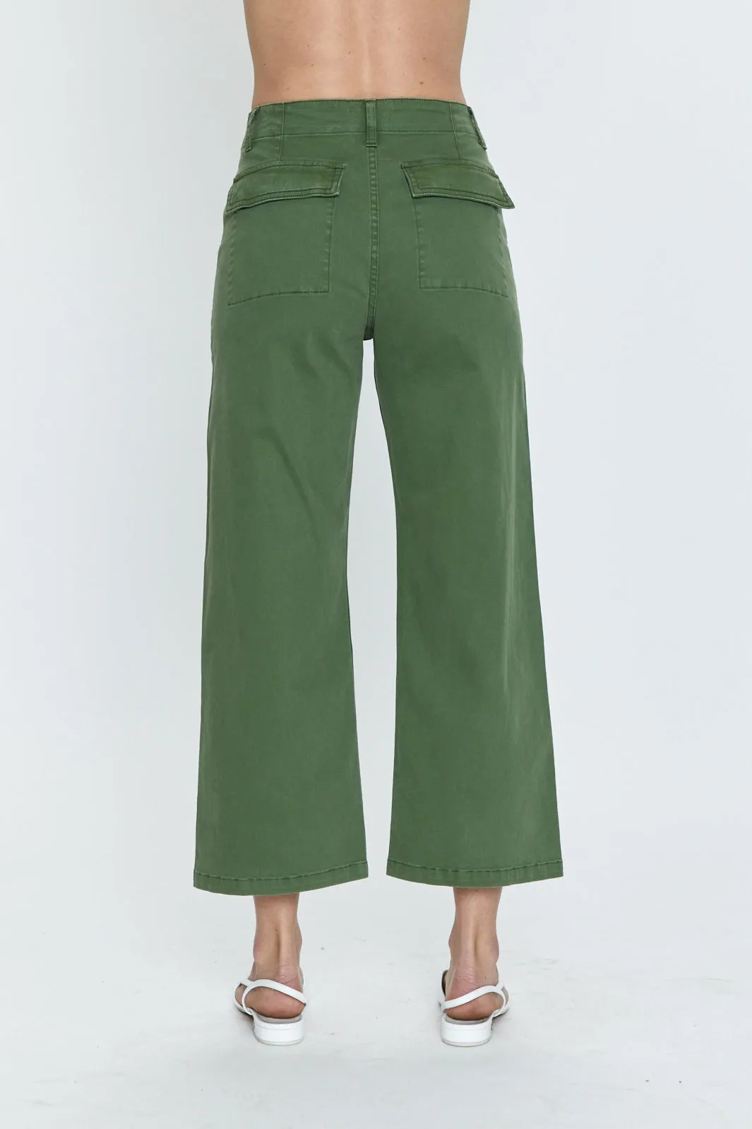 Basil Wide Leg Utility Ankle Sophia Pant