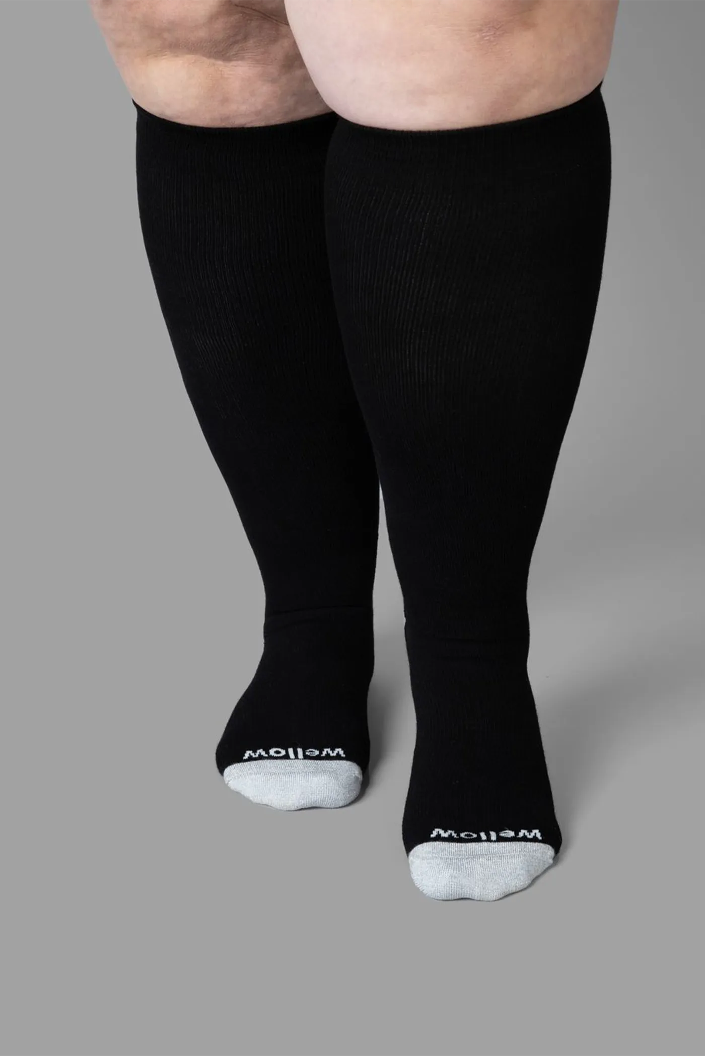 Black - Wide Calf - 5 pack