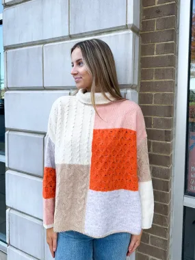 Block It Out Turtleneck Sweater