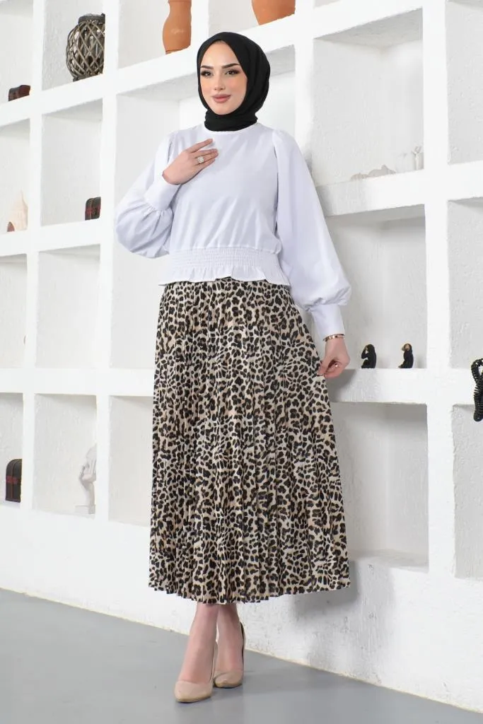 BNG Women Leopard Pattern Skirt Leopard - Clermont
