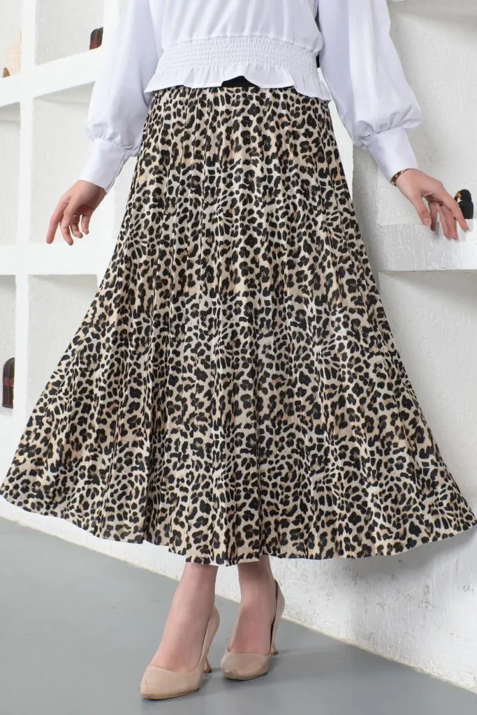 BNG Women Leopard Pattern Skirt Leopard - Clermont