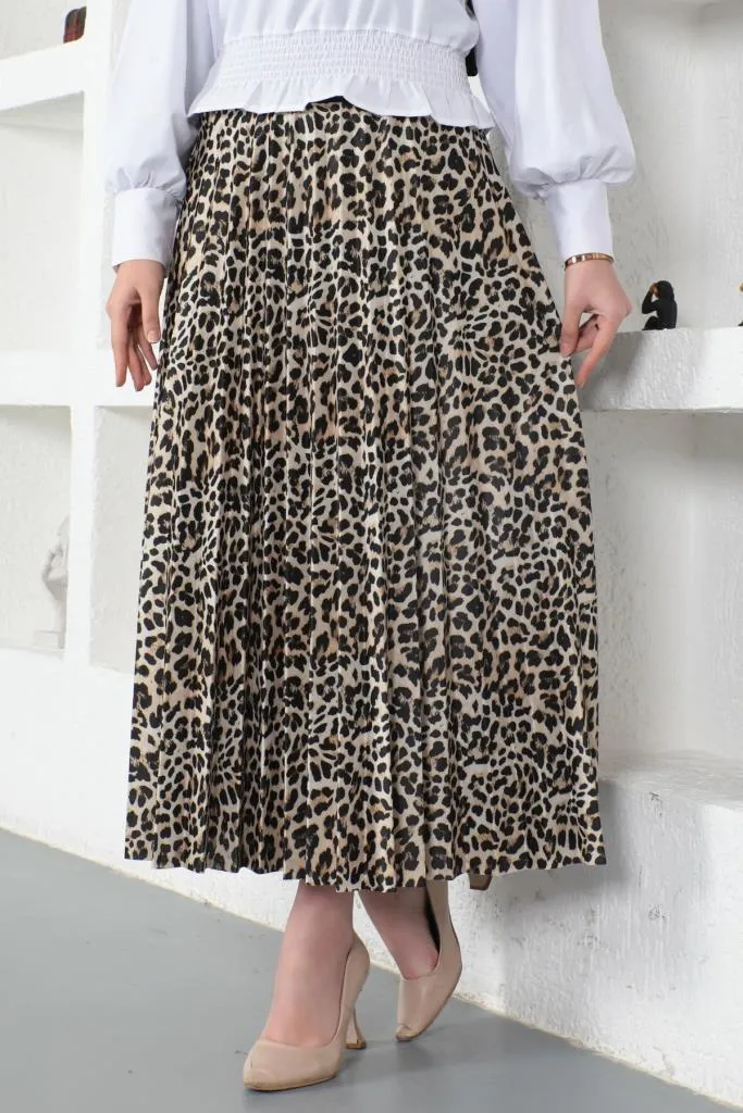 BNG Women Leopard Pattern Skirt Leopard - Clermont
