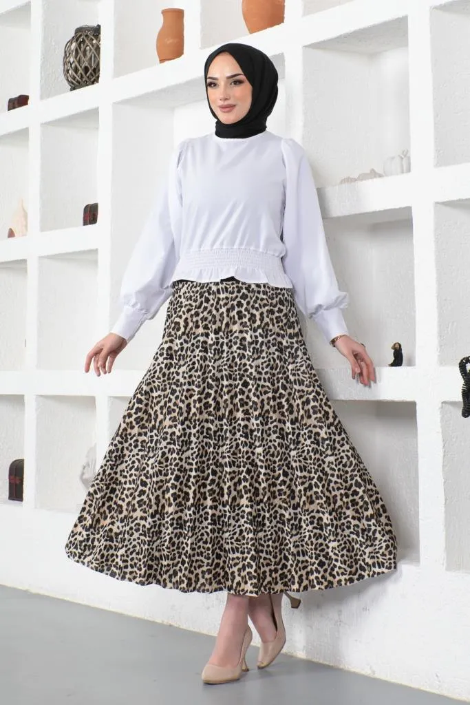 BNG Women Leopard Pattern Skirt Leopard - Clermont
