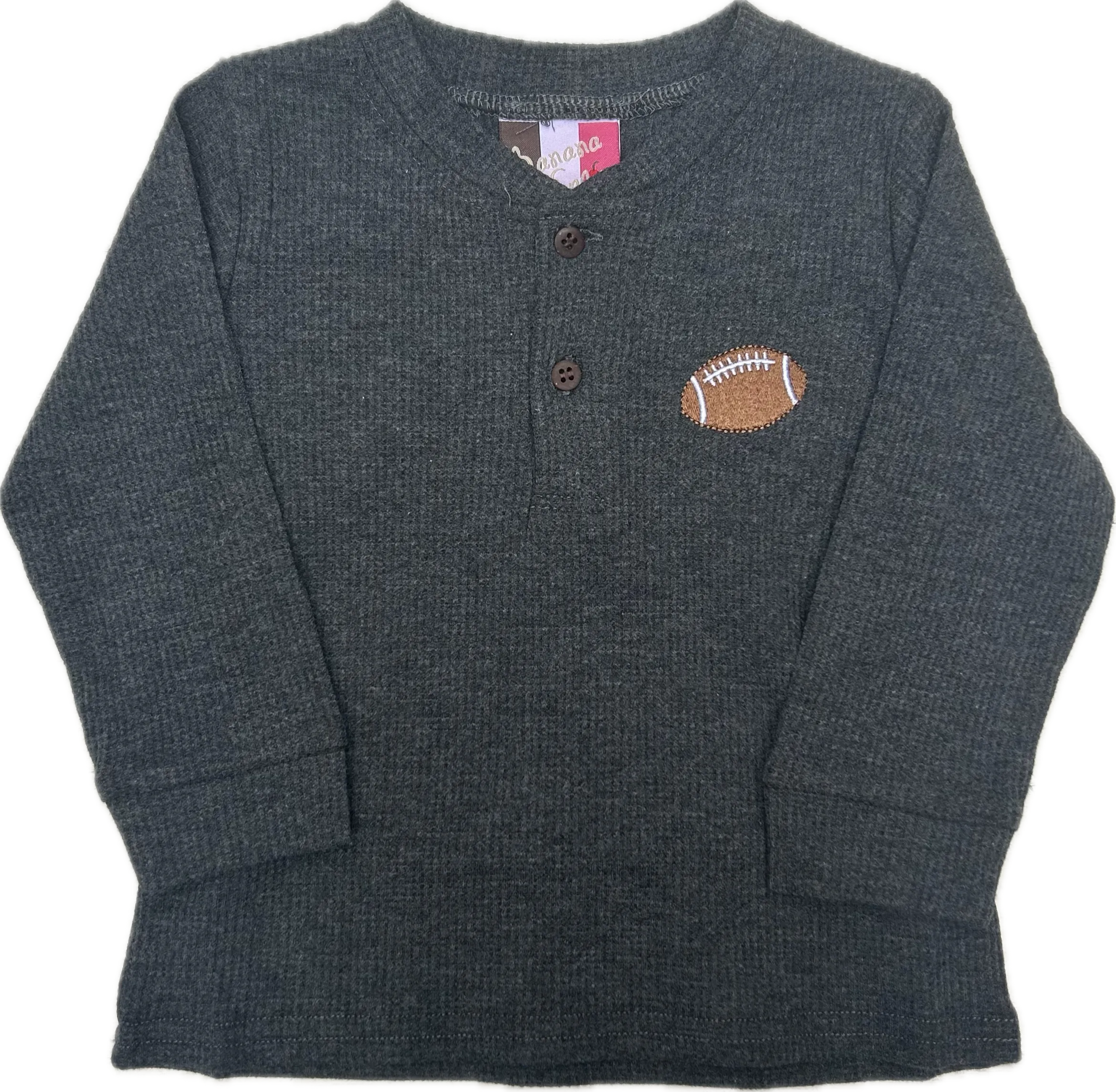 Boys Football Henley Shirt