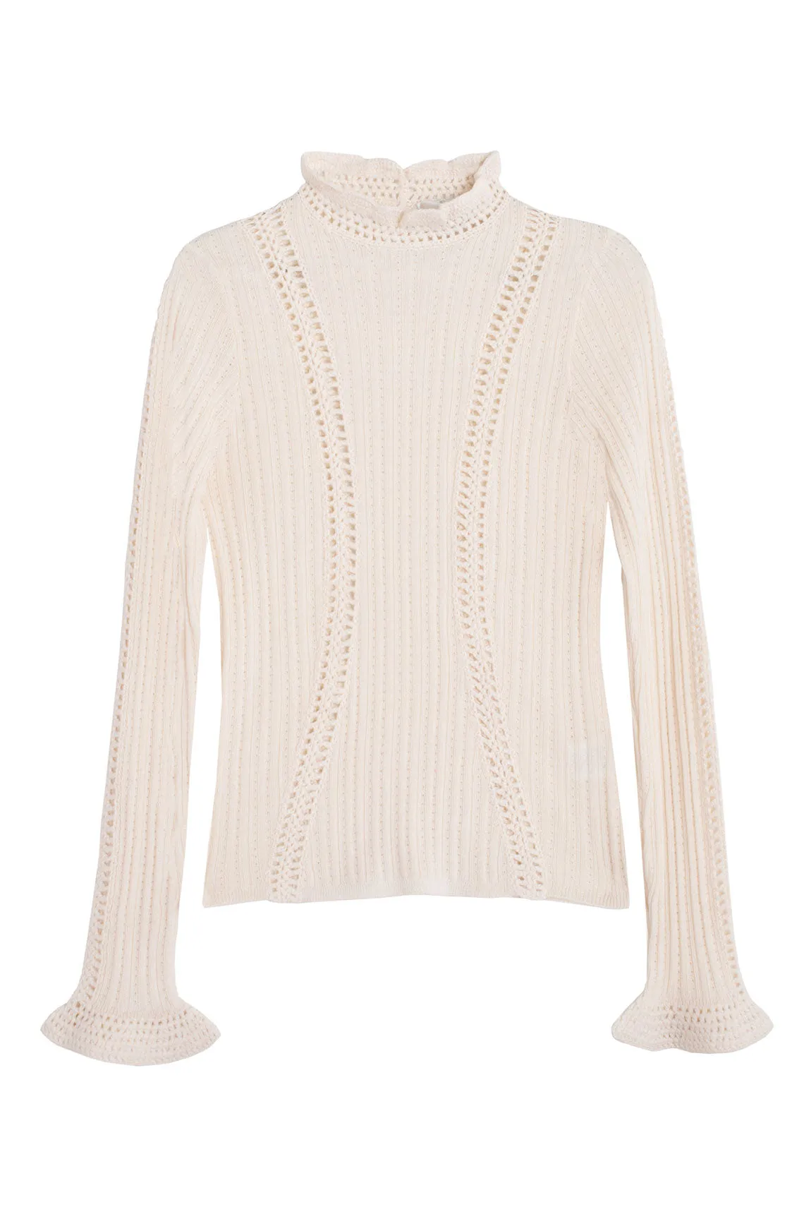 Cream Ribbed Riva Top
