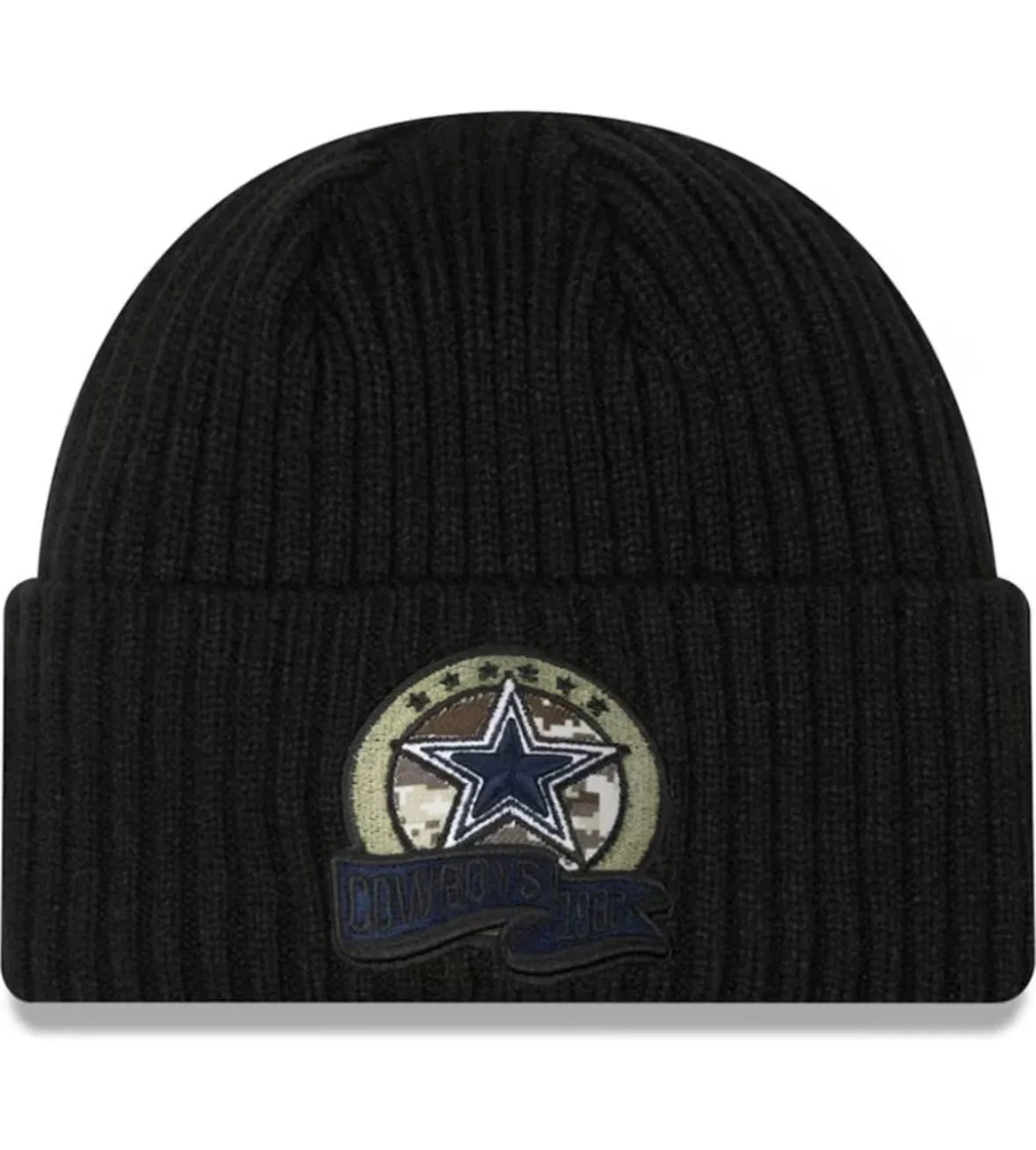 Dallas Cowboys NFL 2022 Salute To Service Sideline Cuff New Era Beanie
