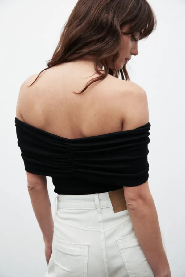 Eisley Sleeveless Bodysuit Black