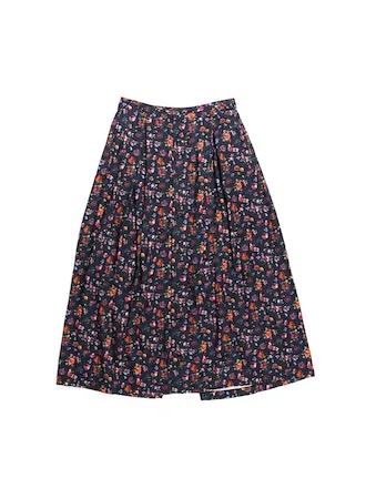 Engineered Garments Tuck Floral Skirt