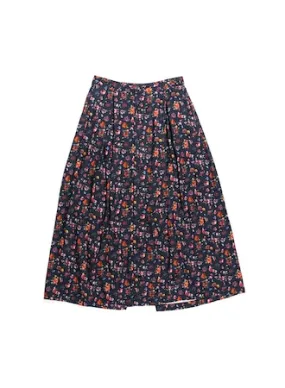 Engineered Garments Tuck Floral Skirt