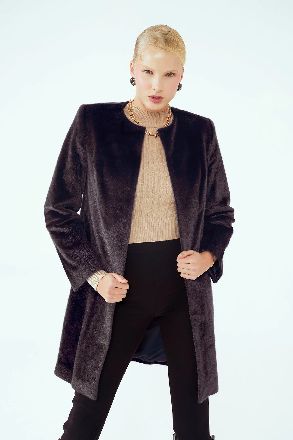 Faux Fur Coat