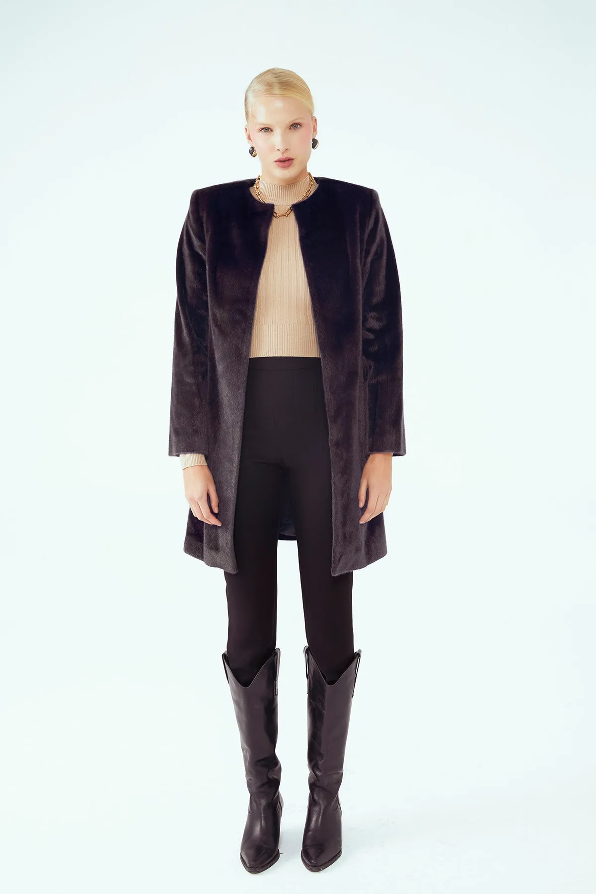 Faux Fur Coat