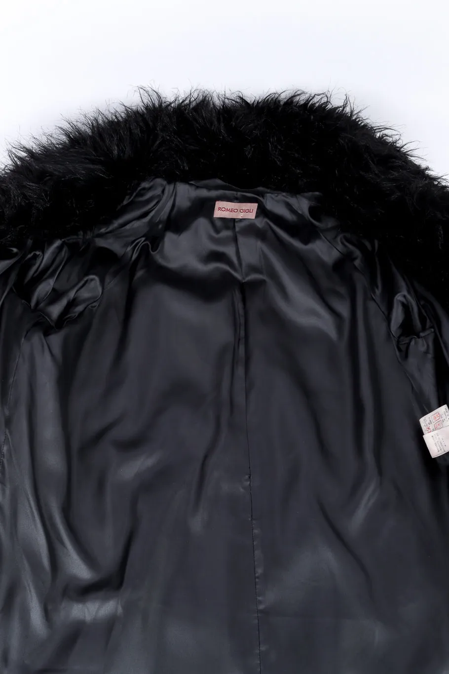 Faux Fur Wool Coat