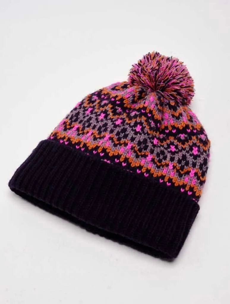 Free People First Frost Fairisle Pom Beanie (Final Sale)