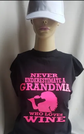 Grandma-Wine Shirt / Short Sleeve