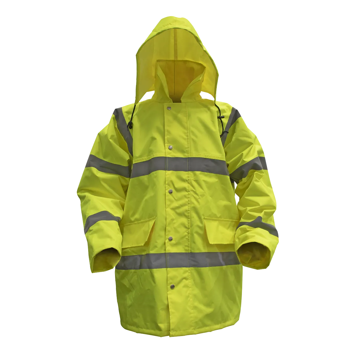 Hi-Vis Yellow Motorway Jacket with Quilted Lining - X-Large - 806XL