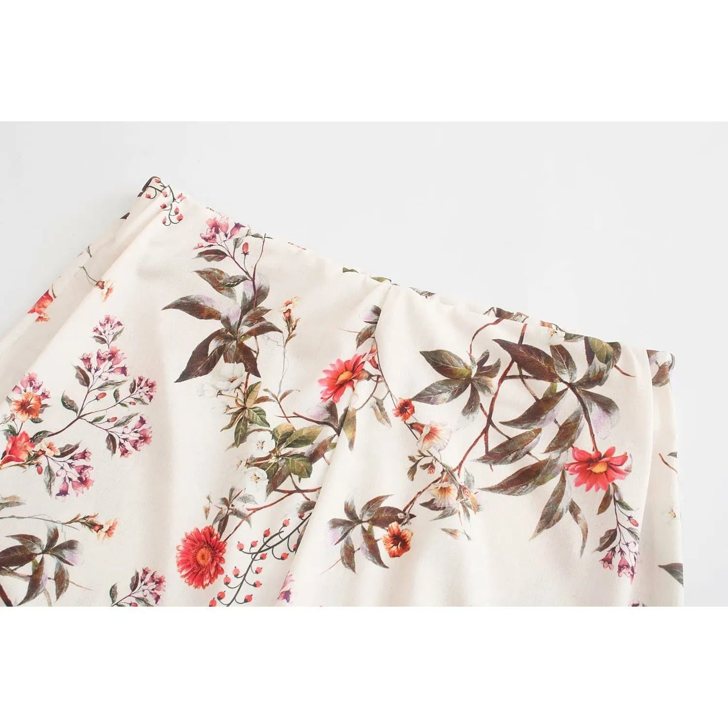 HIGH WAIST FLUID SUMMER BAGGY PANTS