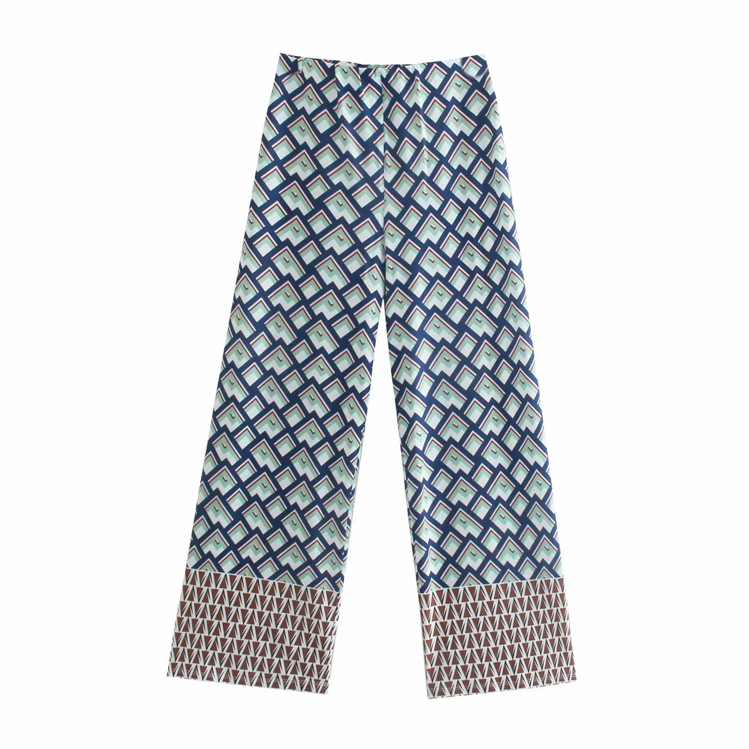 HIGH WAIST FLUID SUMMER BAGGY PANTS