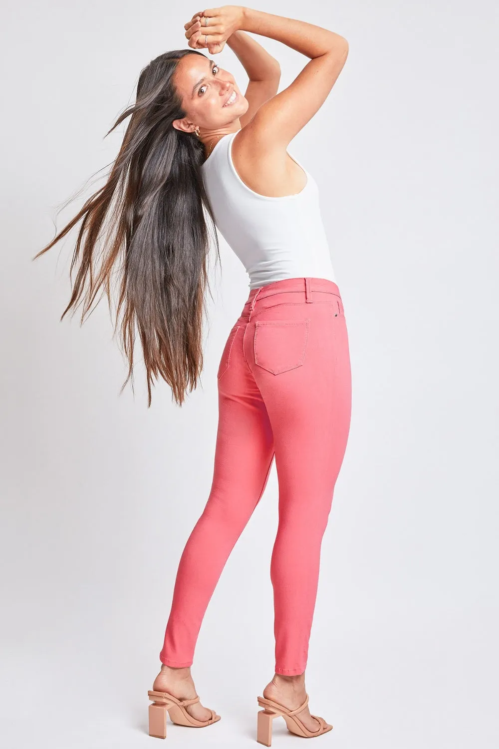 Jacey Hyperstretch Mid-Rise Skinny Jeans