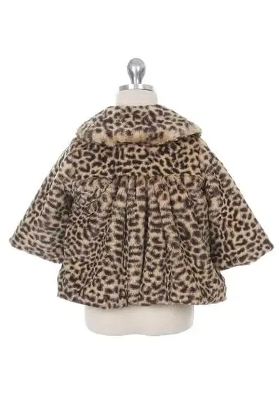 KD280 - CHEETAH-Cheetah Print Fur Coat