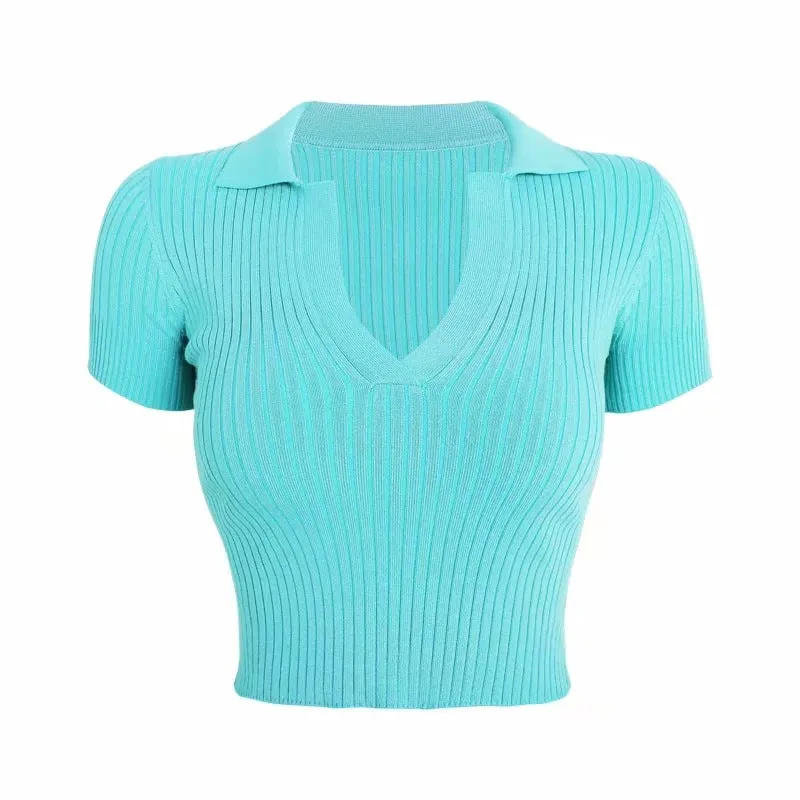 Knitted Crop Top