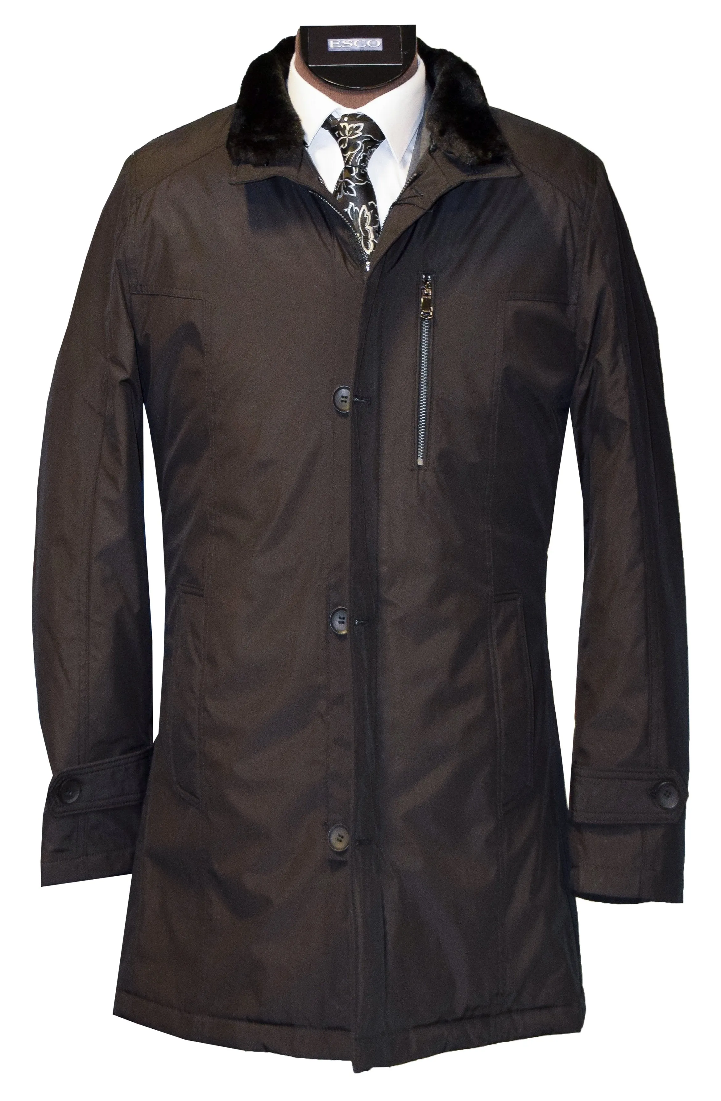 LIEF HORSENS WINTER COAT-BLACK
