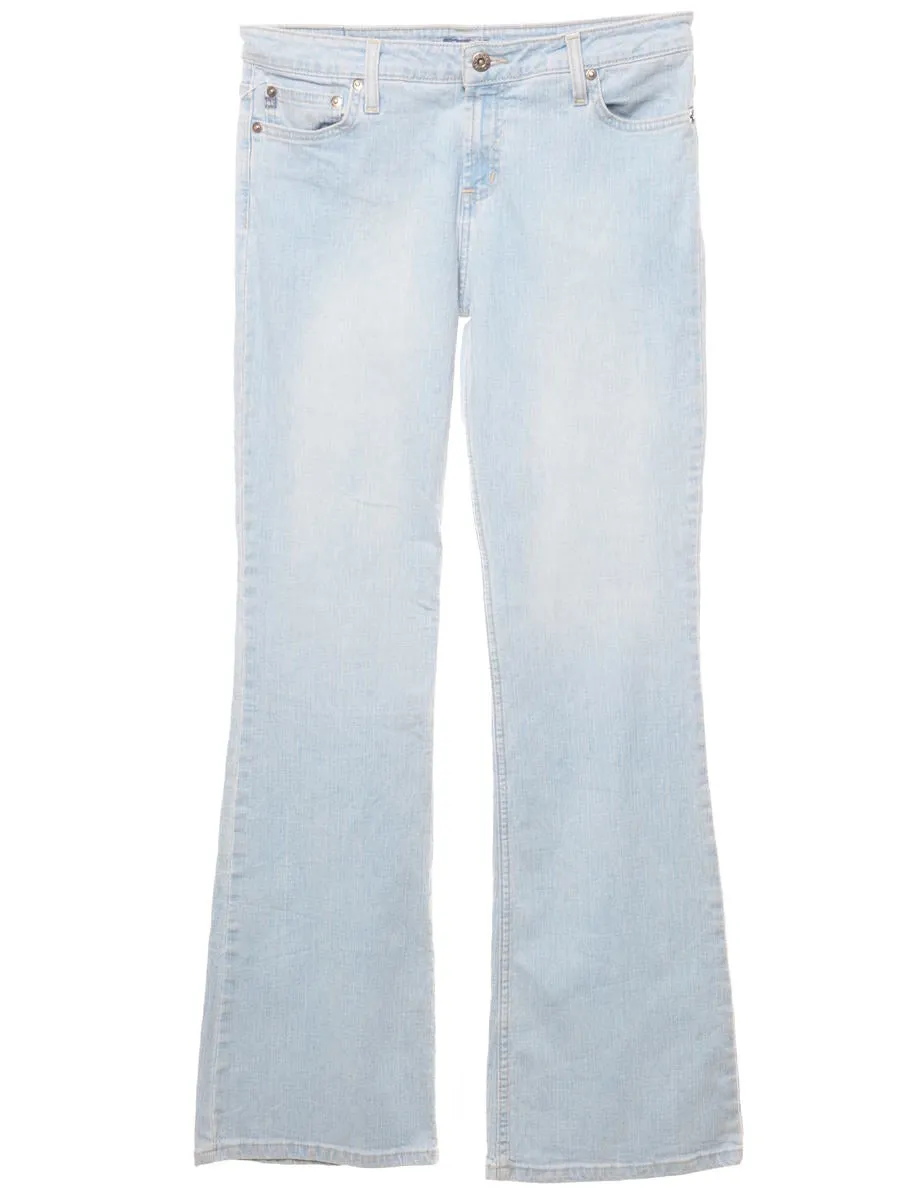 Light Wash Bootcut Jeans - W32 L33