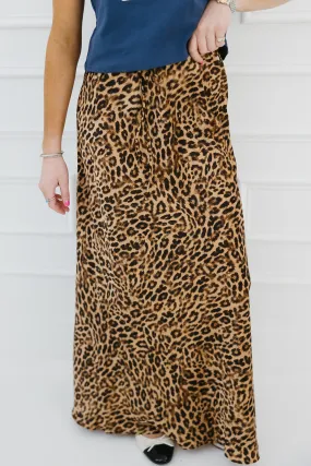 Liv Maxi Skirt - Leopard