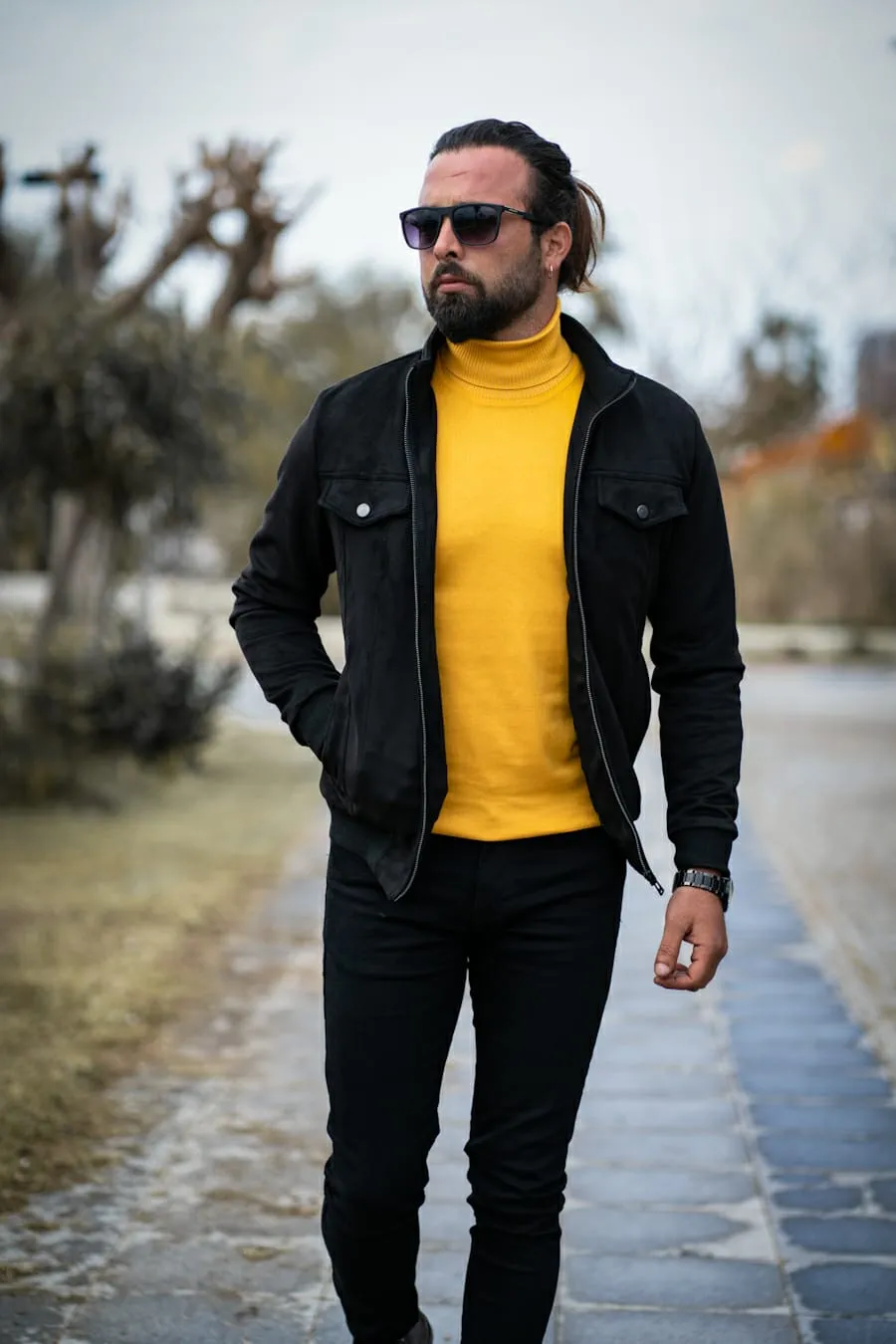 Logan Slim Fit Special Edition Woolen Black Coat