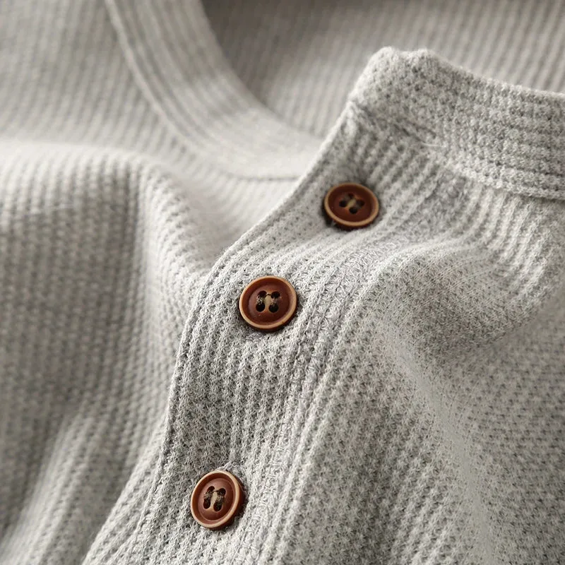 Long Sleeve Henley Shirt