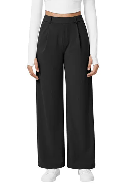 Lovelet High Waist Wide Straight Pants