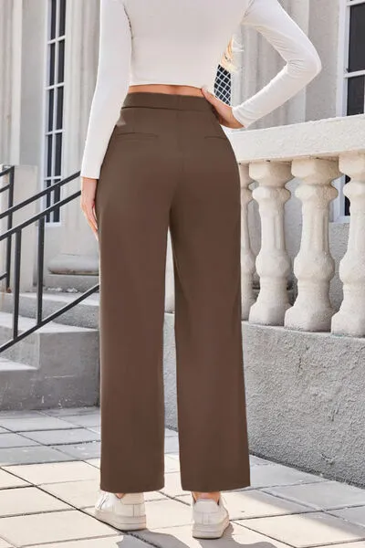 Lovelet High Waist Wide Straight Pants