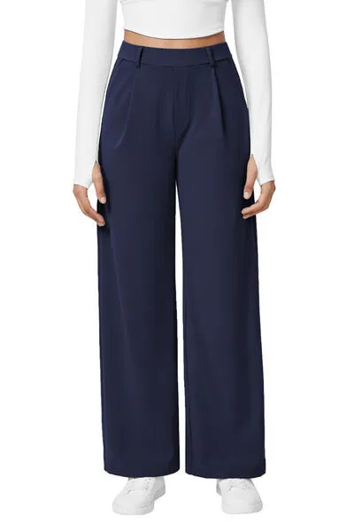 Lovelet High Waist Wide Straight Pants