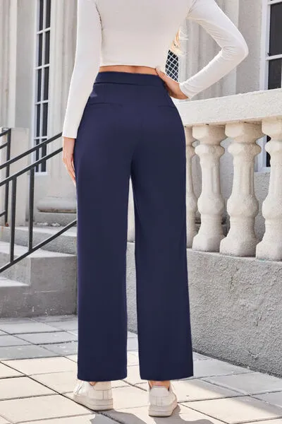Lovelet High Waist Wide Straight Pants