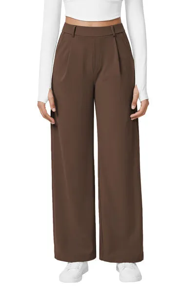 Lovelet High Waist Wide Straight Pants