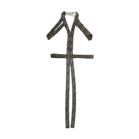 Maison Martin Margiela Vintage Brocade Harness Coat Trim