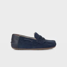 Mayoral Leather Moccasins - Marino
