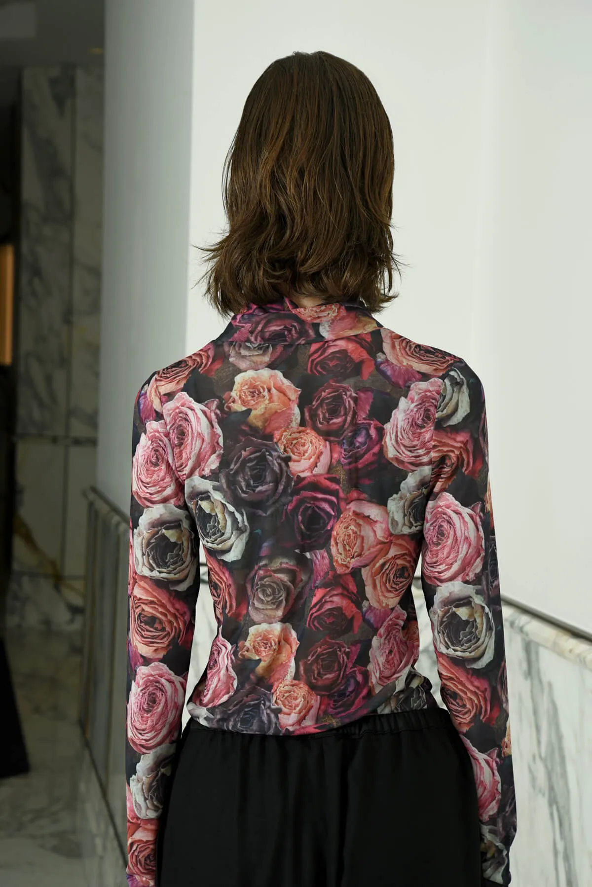 Neck Of The Woods Top - Dark Rose