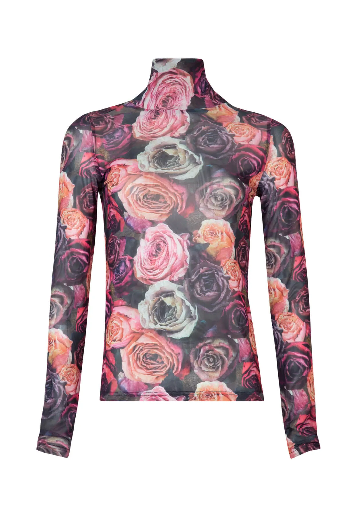 Neck Of The Woods Top - Dark Rose