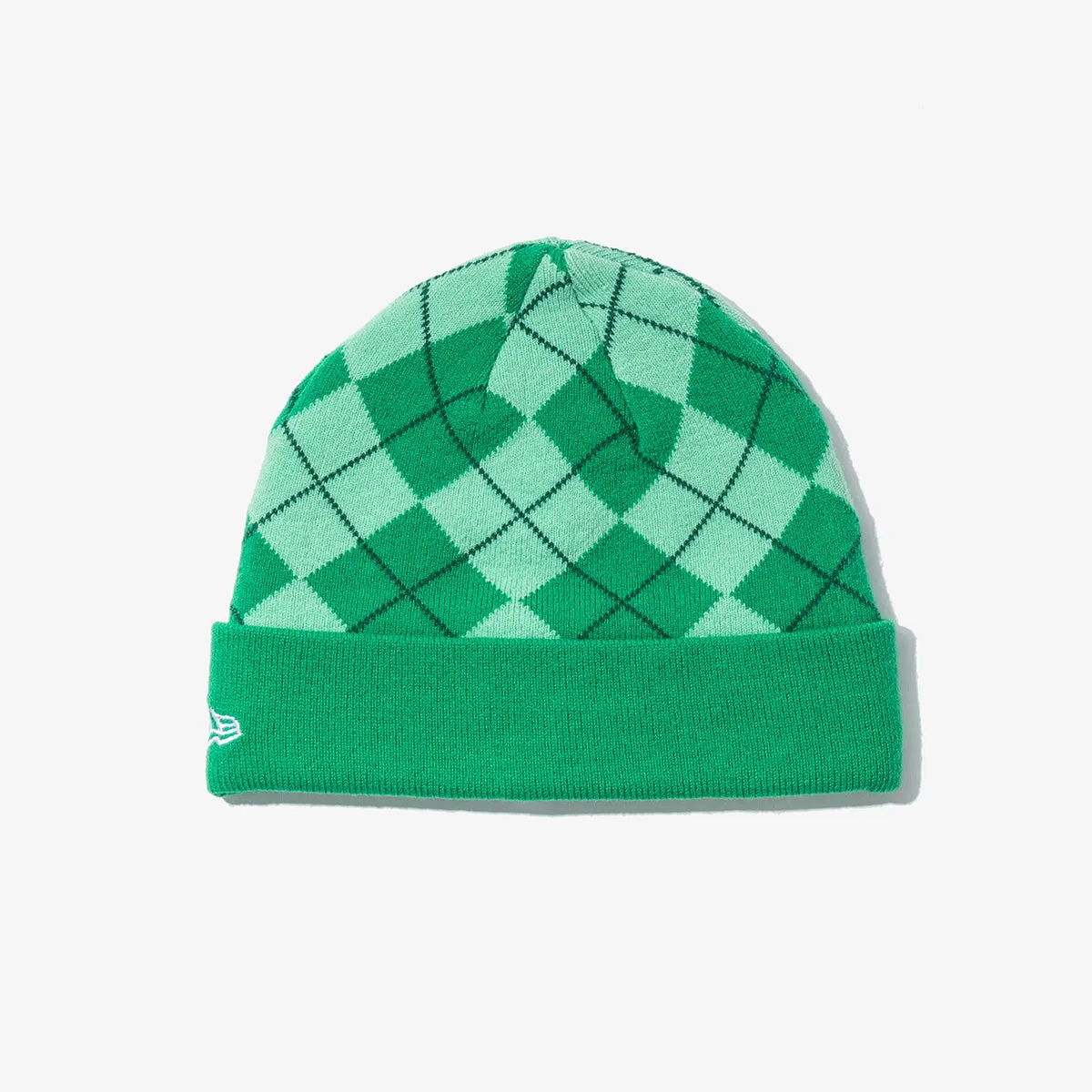 NEW YORK YANKEES KNIT ARGYIL BEANIE DARK GREEN KNIT MEDIUM