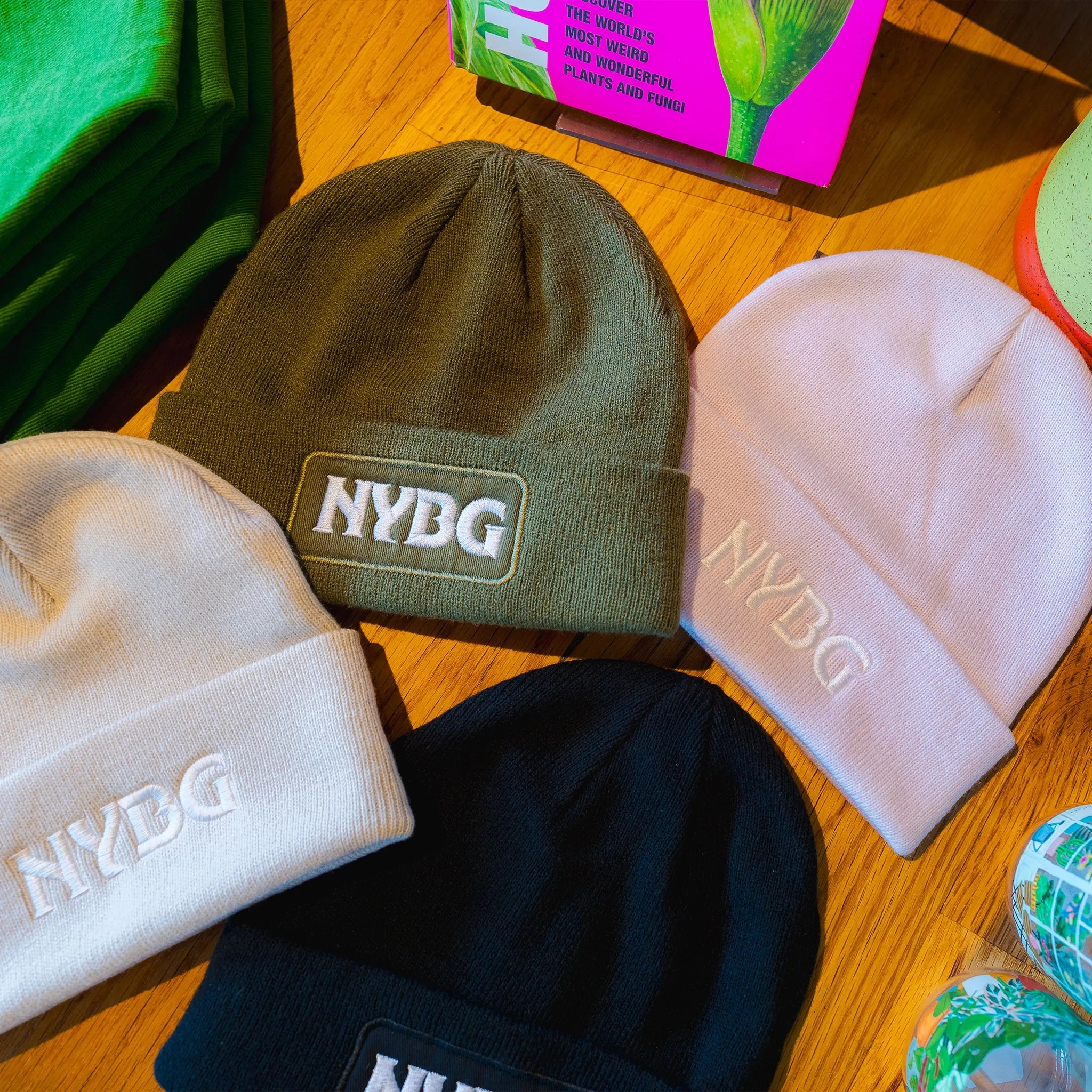 NYBG Knit Hat | Bone