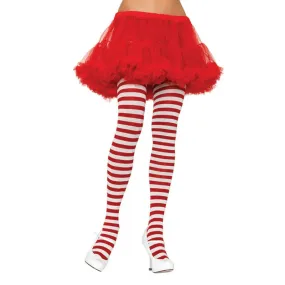 Nylon Stripe Tights 7100
